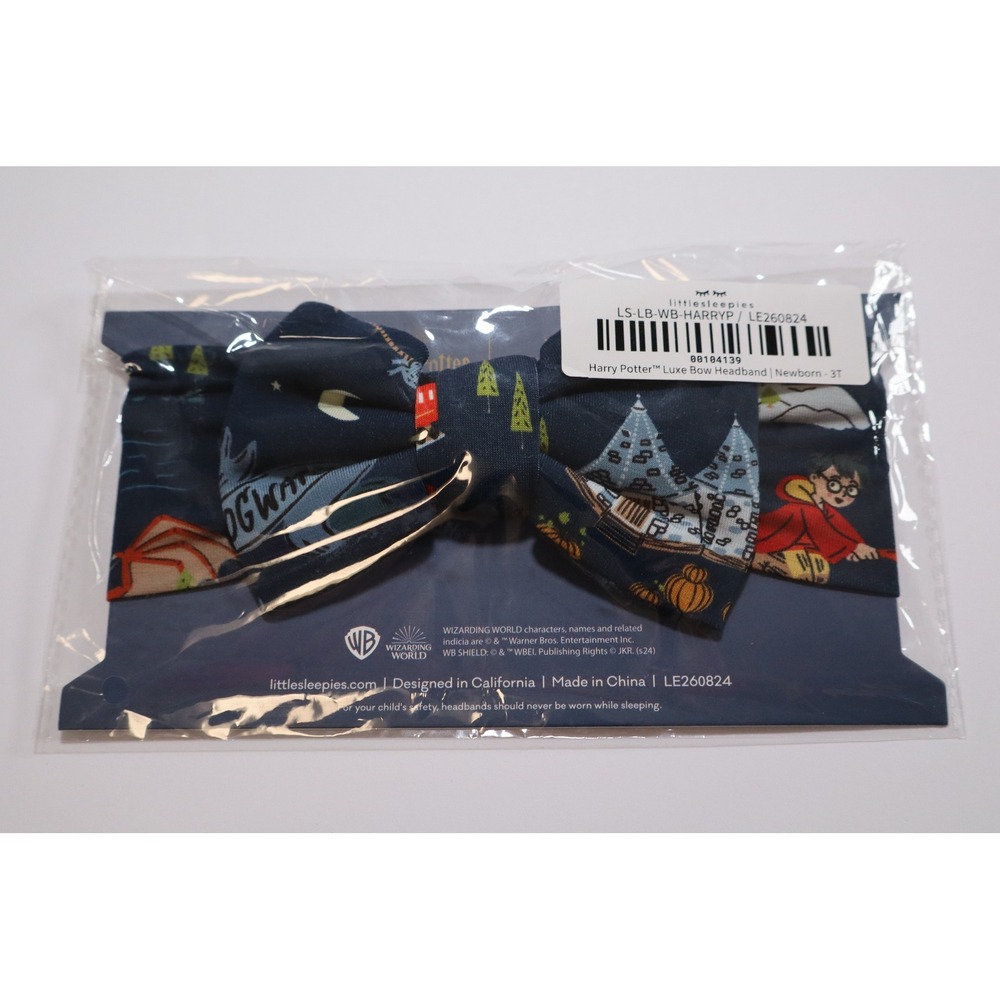 Little Sleepies Harry Potter Luxe Bow Headband Newborn-3T